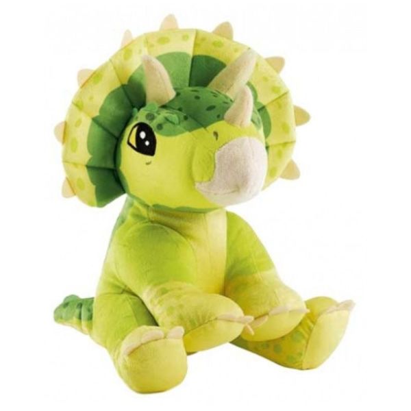 Bouillotte Peluche Tricératops 💛 Jurassic World | Déhoussable avec billes d'argile