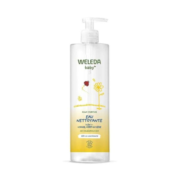 Eau Nettoyante sans rinçage bébé et famille | Weleda Baby | 400 ml