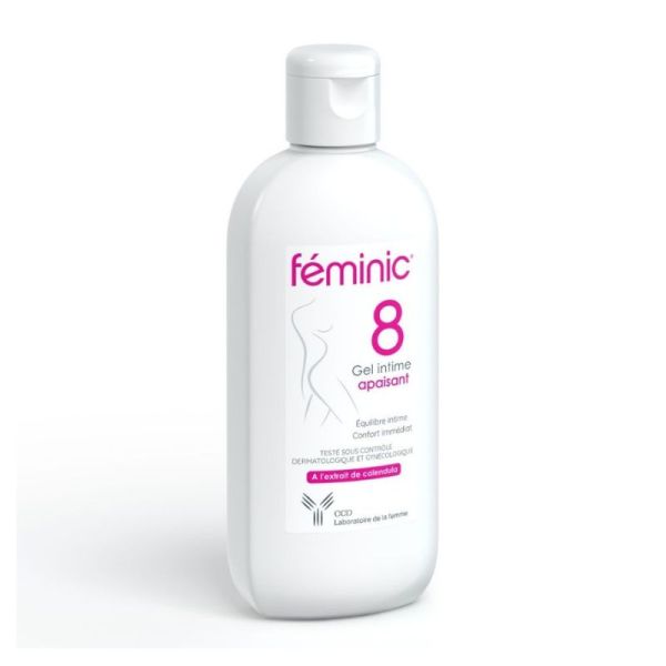 Féminic 8 Gel intime apaisant | Zones intimes irritées | 200 ml