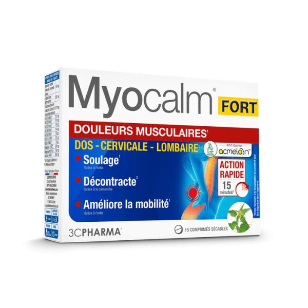 Myocalm Fort |  Contractions musculaires | 30 comprimés
